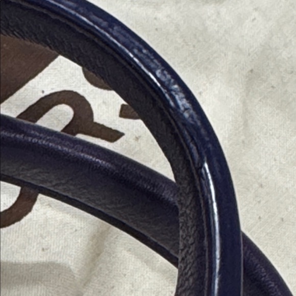 Michael Kors Satchel Large Oversized Purple Leather Studded Lattington Bag - Picture 17 of 17